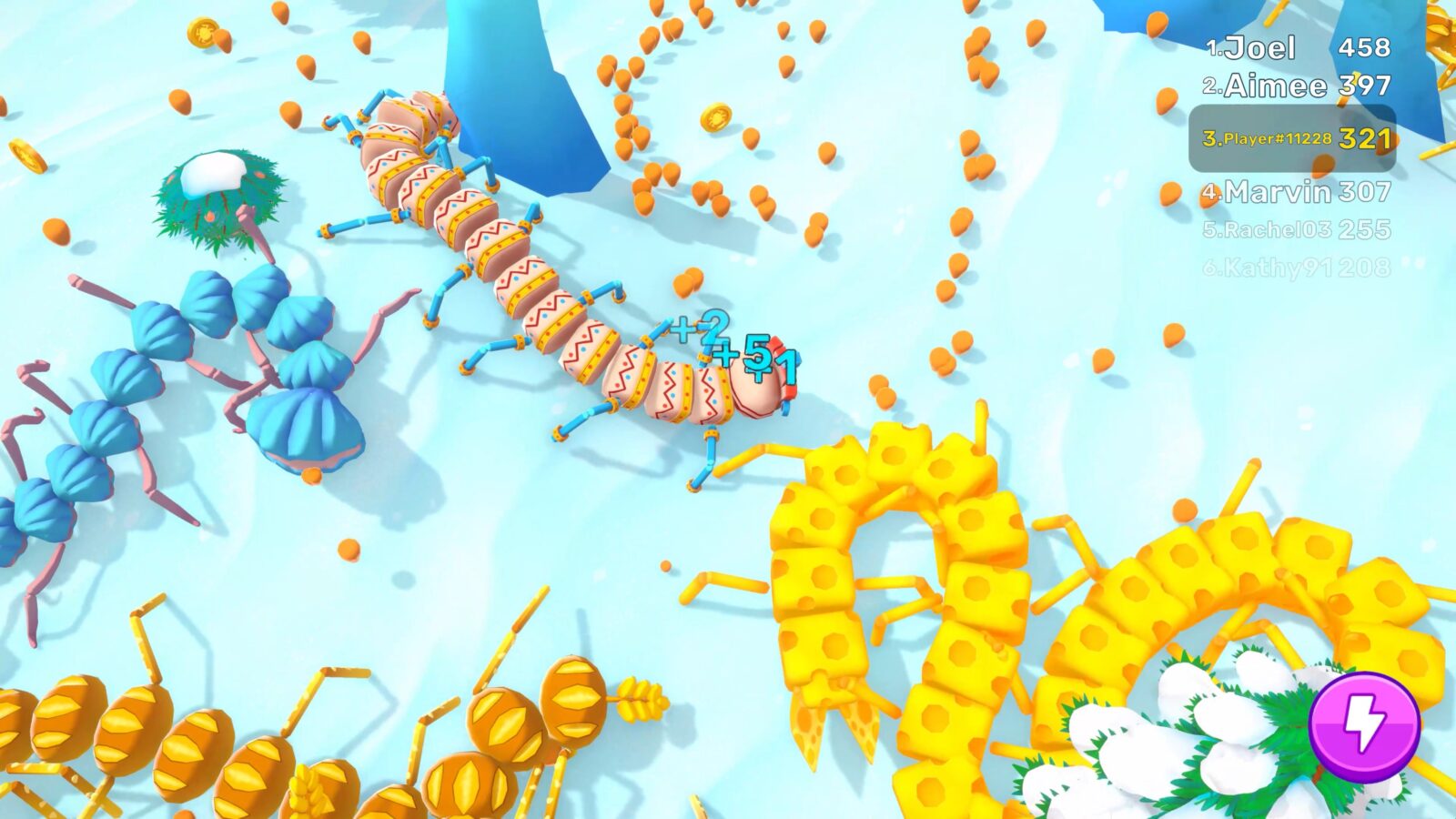 Little Legs 遊戲介面與操控提示