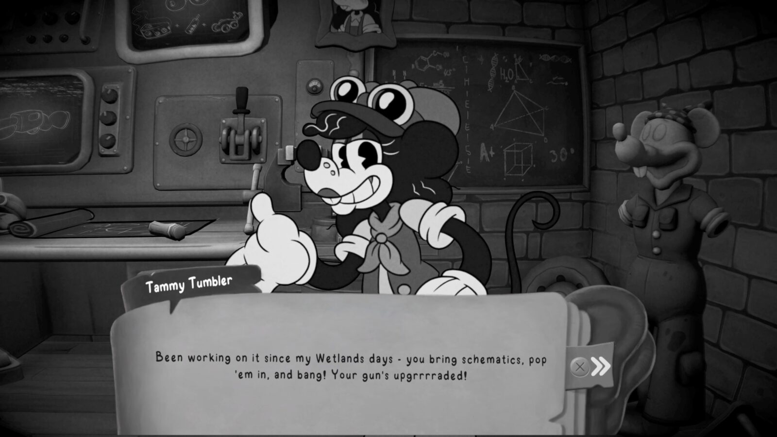 鼠堡城市探索場景，展現遊戲關卡設計