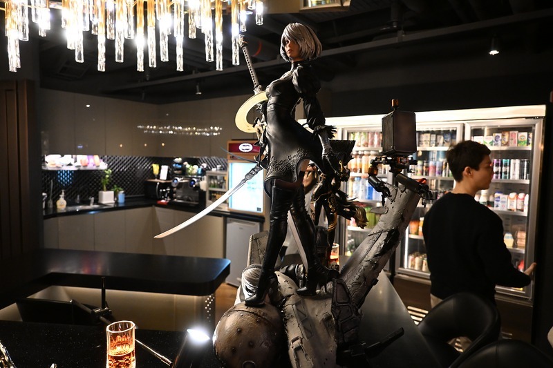 牆上的模型槍道具