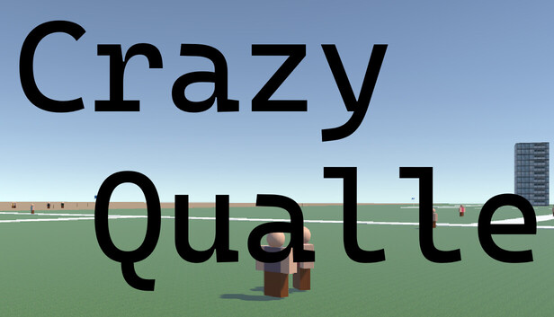 《Crazy Qualle》（瘋狂水母）2026登場！主打武器從天而降的快節奏{派對動作遊戲}，考驗反應與走位的{本地多人混戰}