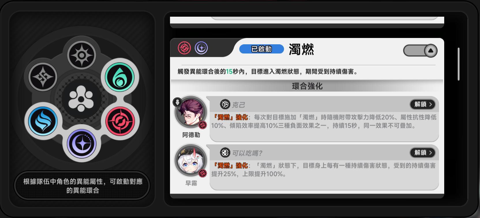 异环角色定位和配队策略介绍