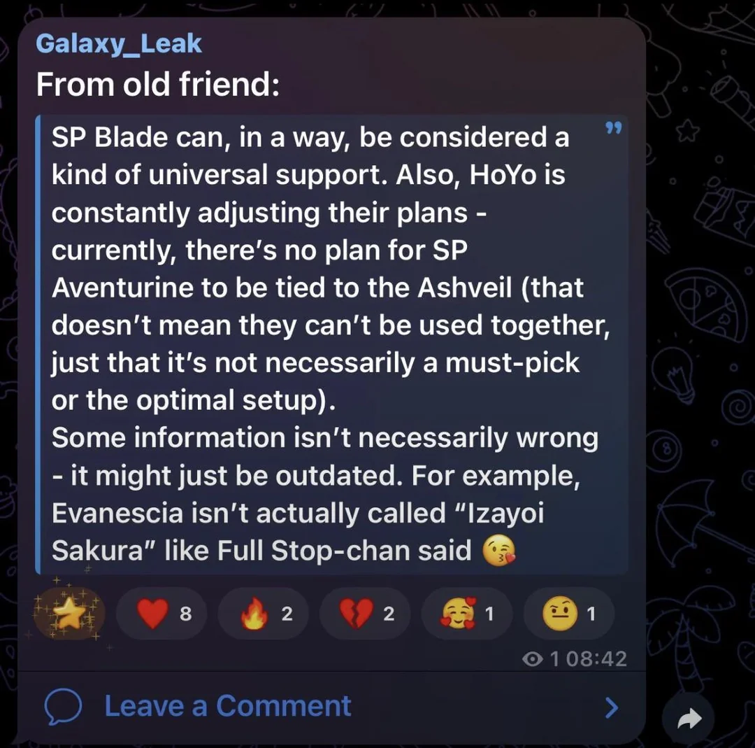 SP 刃虛無命途角色立繪