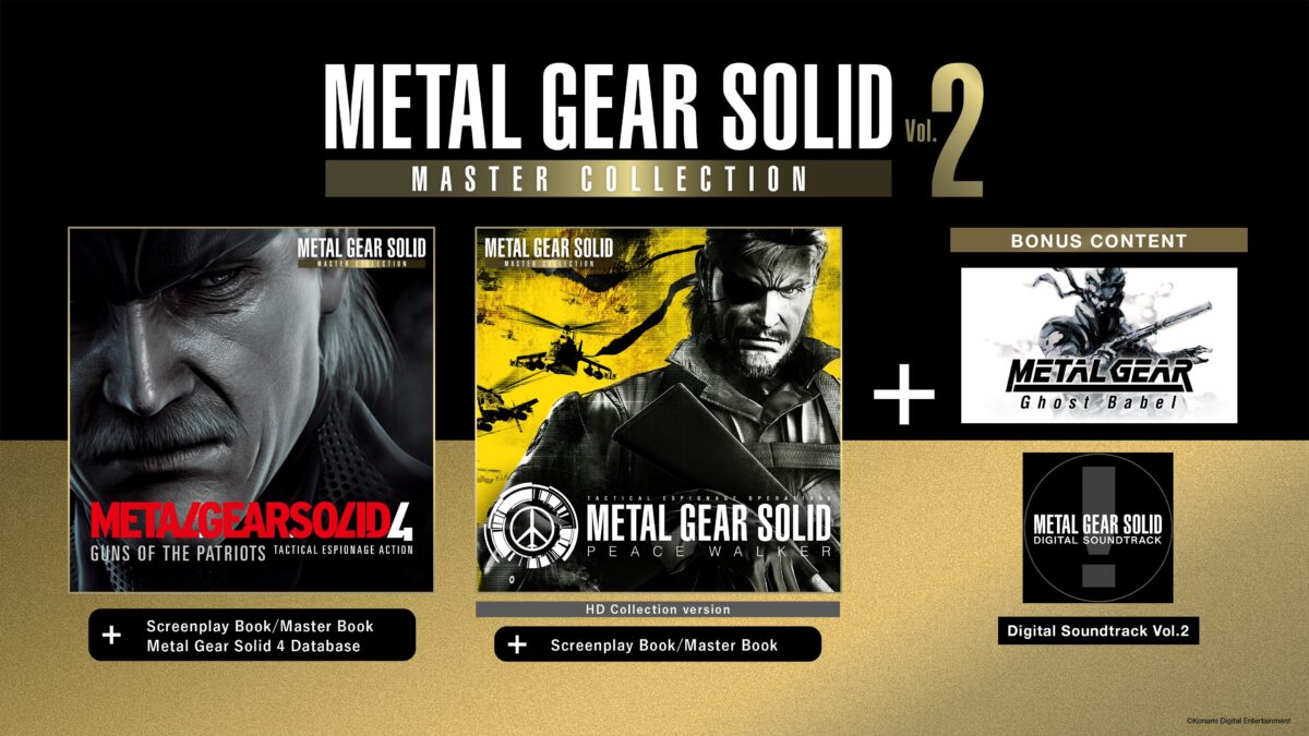 METAL GEAR SOLID: MASTER COLLECTION Vol.2 版本主視覺圖