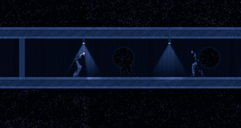 DigiPen學生團隊新作《VOIDBLADE》Steam免費推出！{2D潛行平台遊戲}結合「影子操控」玩法，科幻忍者潛伏廢棄太空船