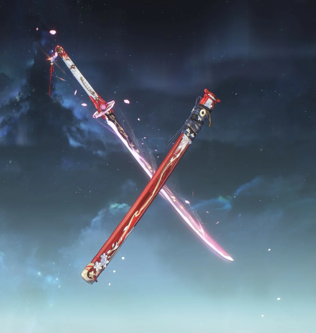 명조 히설 전용 무기 서리 연소 외형