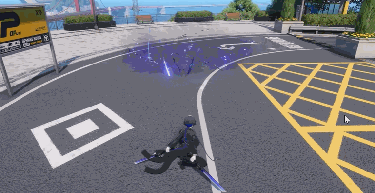 達芙蒂爾普通攻擊動畫