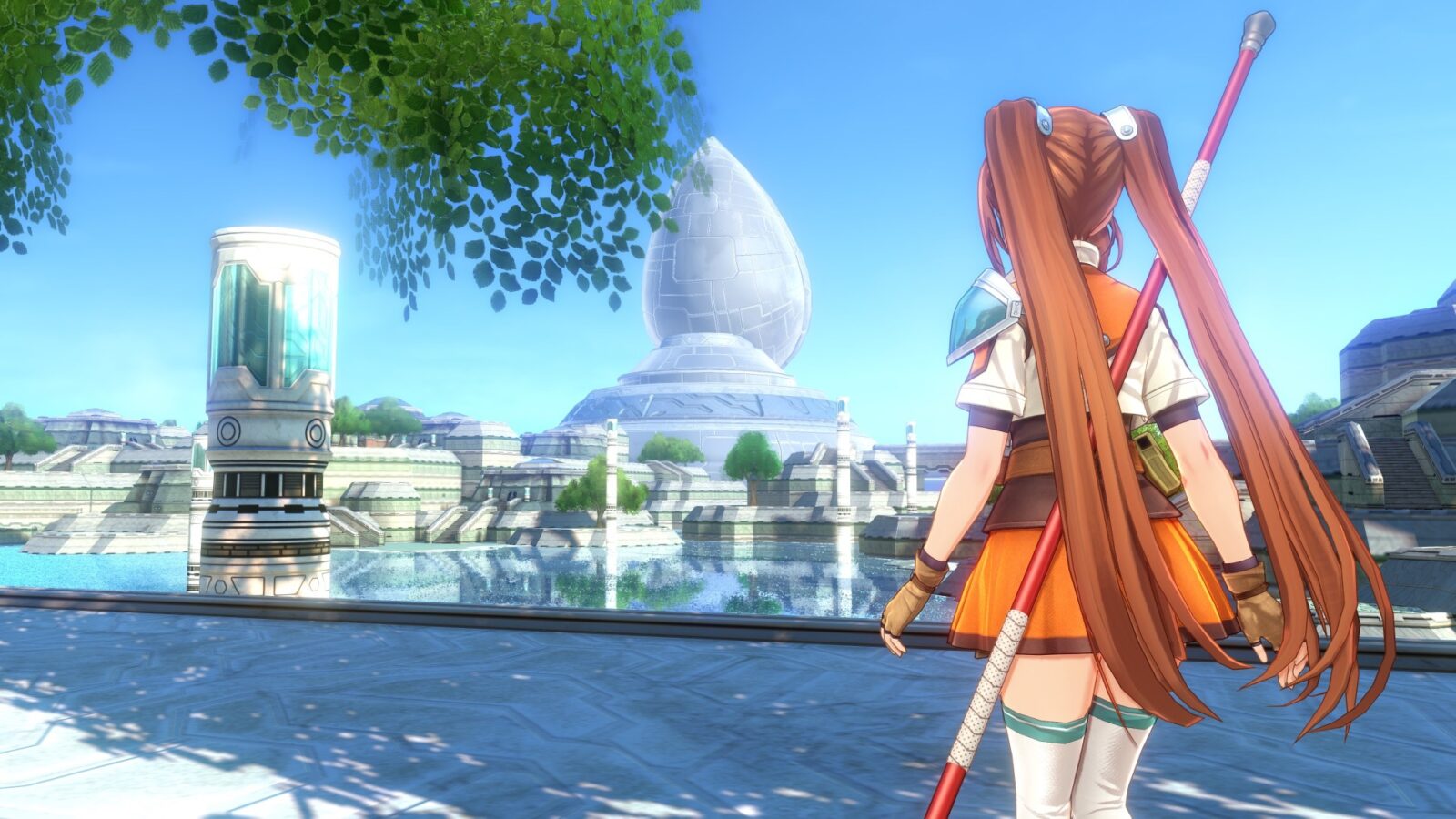 《空之軌跡 the 2nd》劇情場景截圖，艾絲蒂爾與夥伴們踏上新旅程