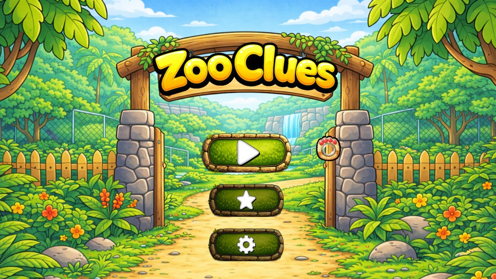 Zoo Clues 遊戲中動物園場景