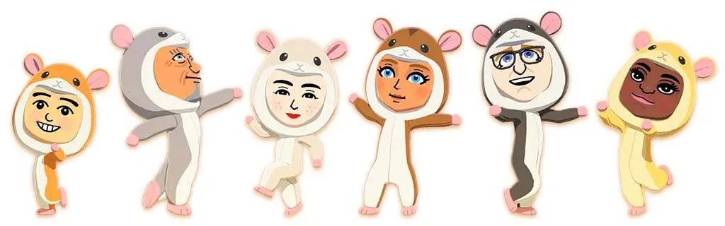 變身倉鼠套組 裝扮示意