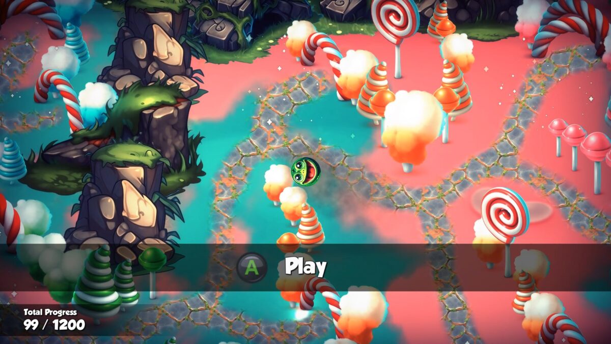 Zumba World 遊戲畫面 - 糖果王國關卡