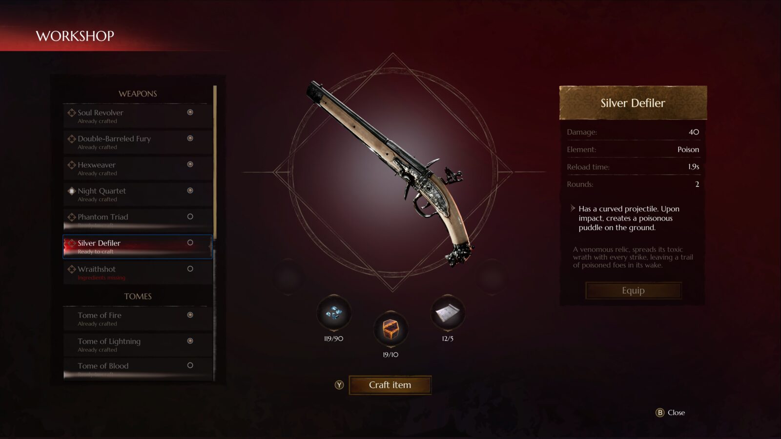 Soulslinger: Envoy of Death 升級與自訂畫目