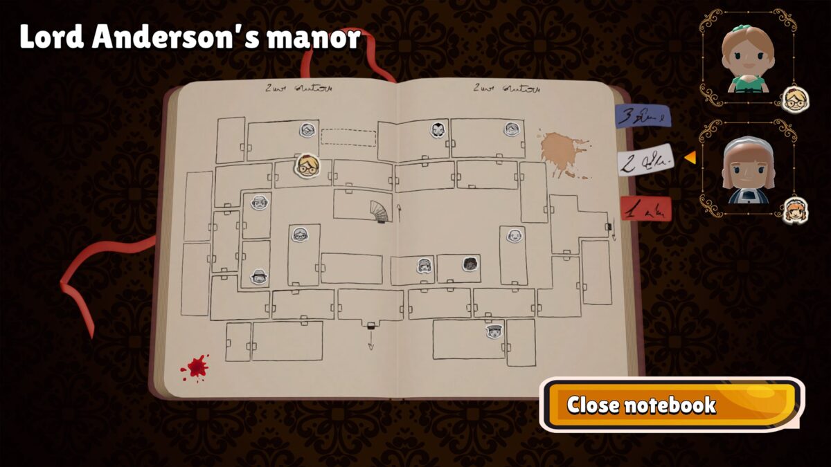 Clue: Murder By Death 遊戲截圖 - 與角色對話場景