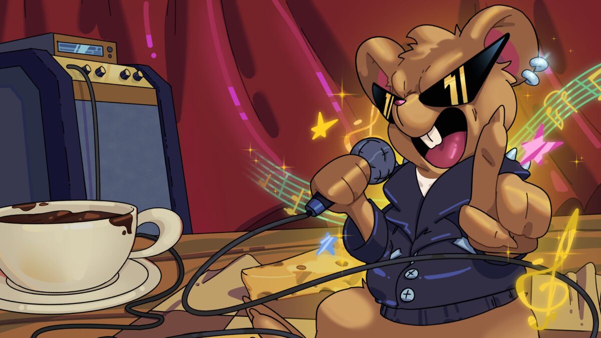 Cute Astro 遊戲主視覺海報,展現可愛像素風的太空舞台