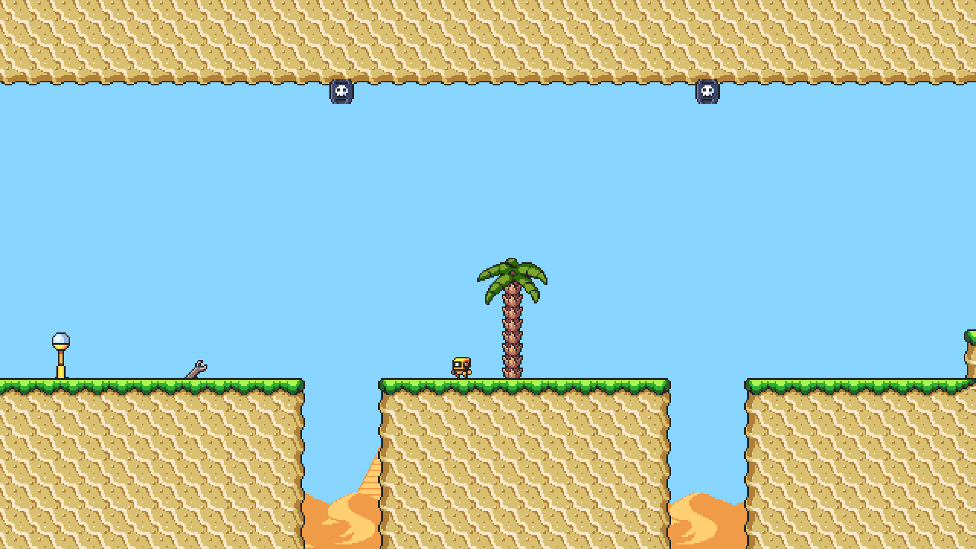 Solar Machina 遊戲畫面之二,展示冰雪或未來科技風格區域。