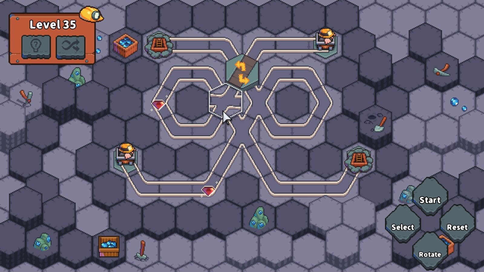 Mole Cart Mining 遊戲畫面4