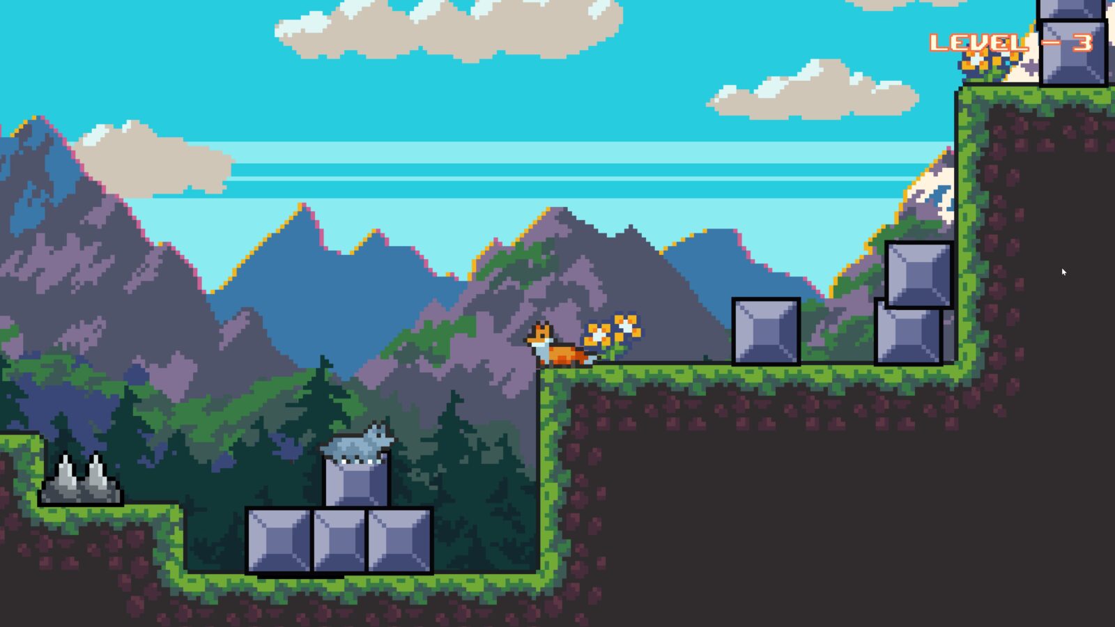 FoxWolf Saga 場景設計畫面