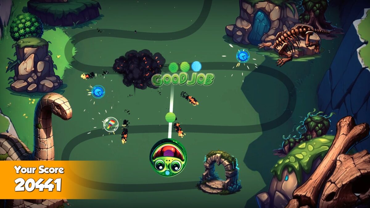 Zumba World 遊戲畫面 - 宇宙彈珠關卡