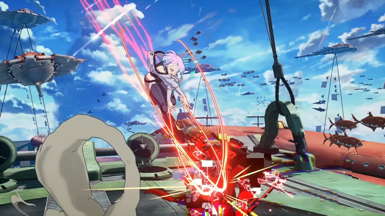 電馭叛客邊緣行者露西戰鬥場景