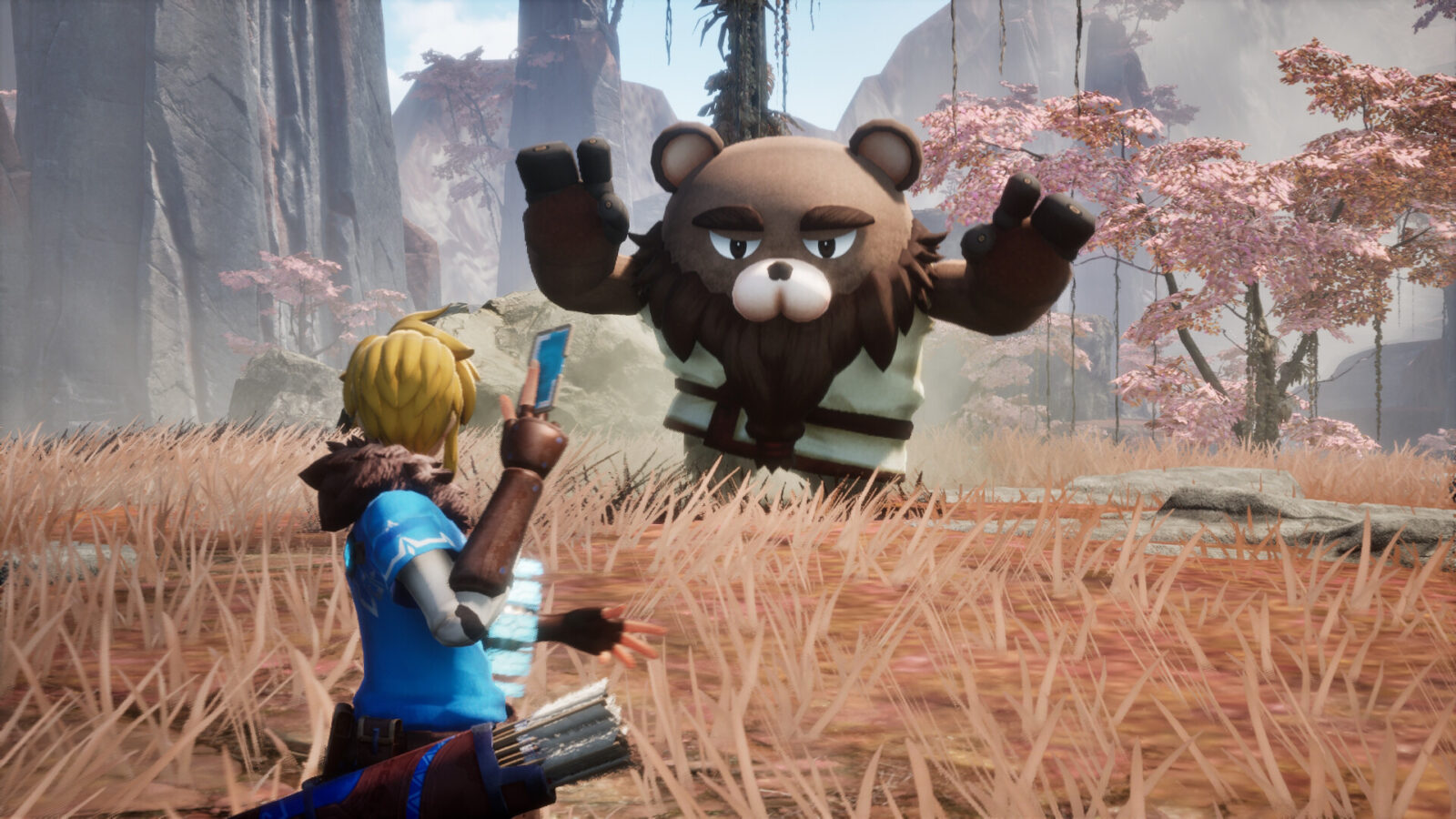 精靈皮可 Pickmos 遊戲截圖 開放世界場景