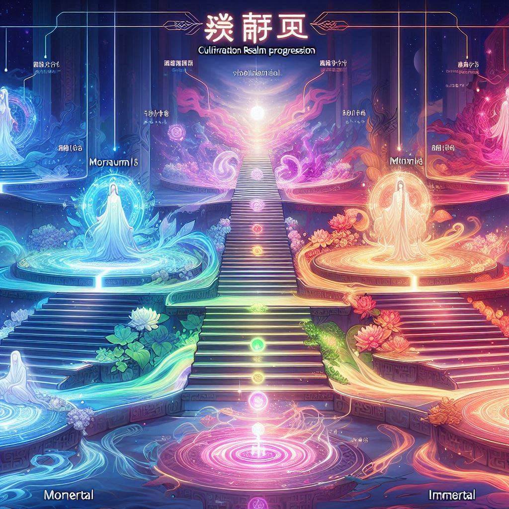 不會真有人覺得修仙難吧漫畫 修仙境界階梯AI資訊圖