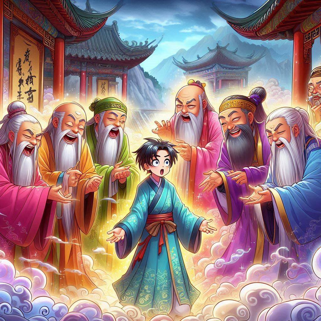 不會真有人覺得修仙難吧 七師兄傳授假功法AI概念圖