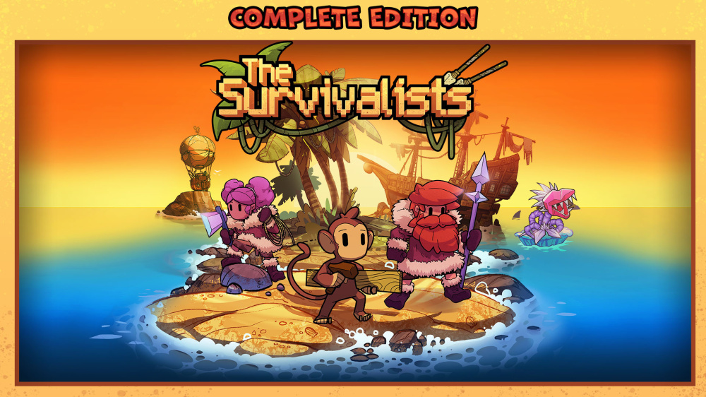 玩家與訓練有素的猴子一起在營地中工作