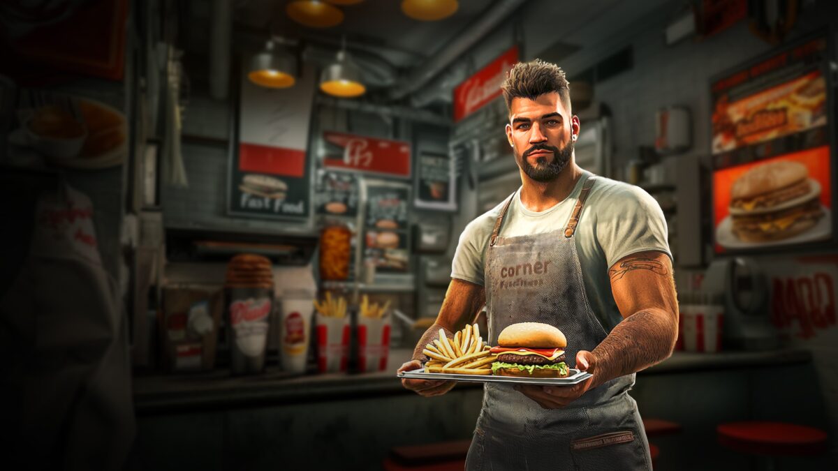 Corner Kitchen Fast Food Simulator 主視覺封面
