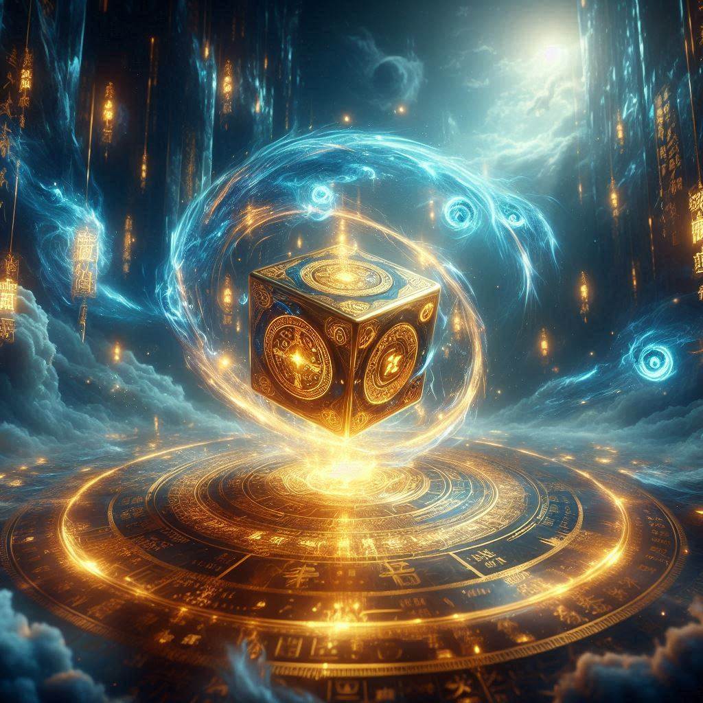 頂級氣運悄悄修煉千年骰子系統概念圖：韓絕搖骰子刷新先天氣運