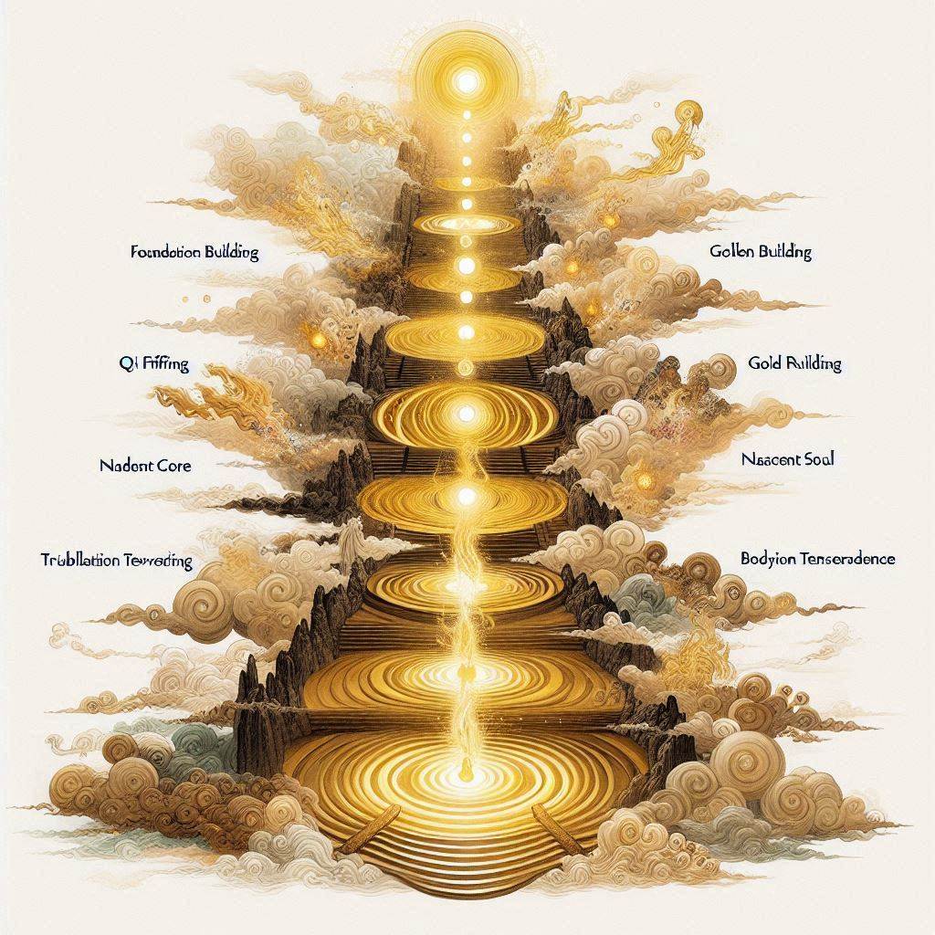 頂級氣運悄悄修煉千年修仙境界進階圖：從練氣到飛昇完整境界階梯