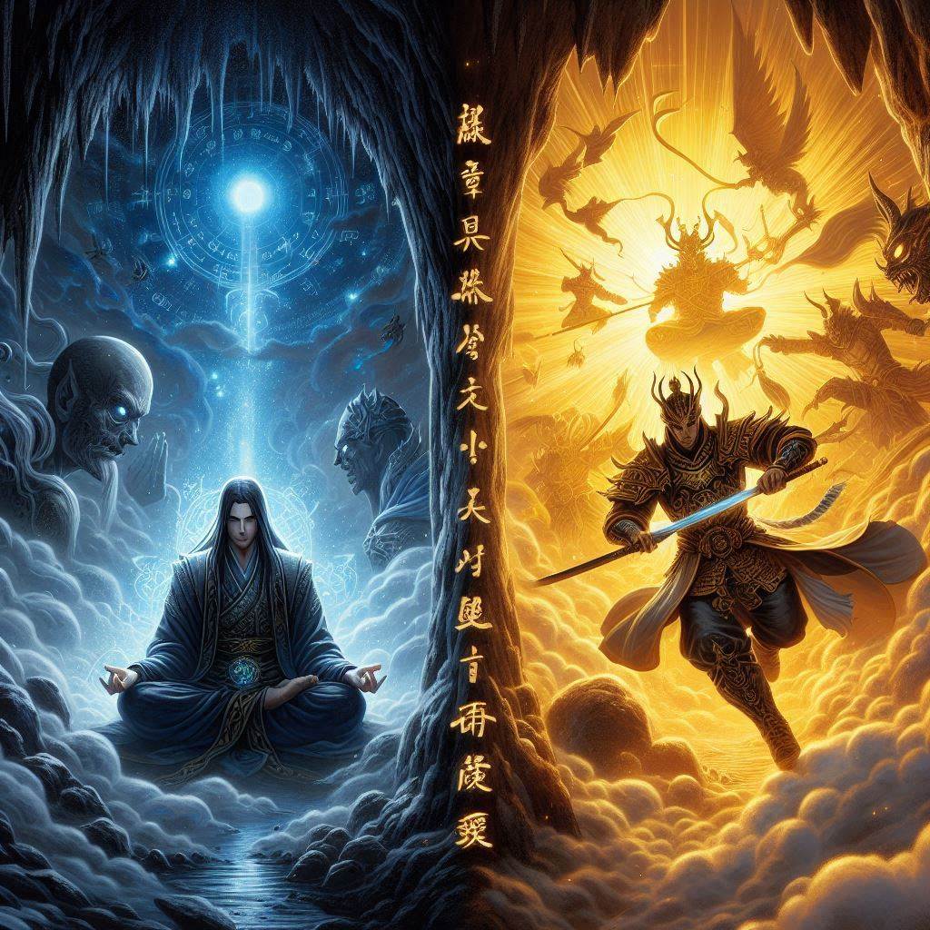 頂級氣運悄悄修煉千年低調修煉與張揚主角對比示意圖