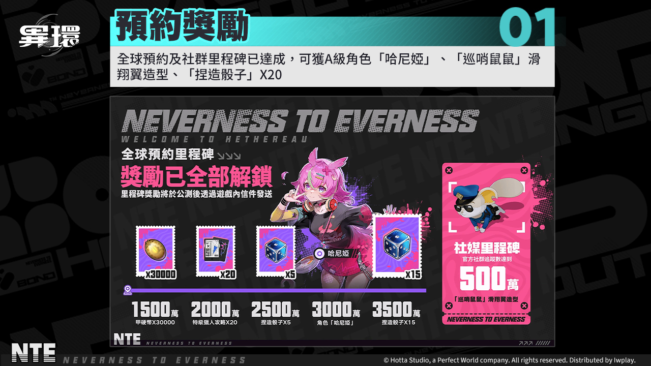 《異環》娜娜莉反重力戰鬥機制展示官方截圖