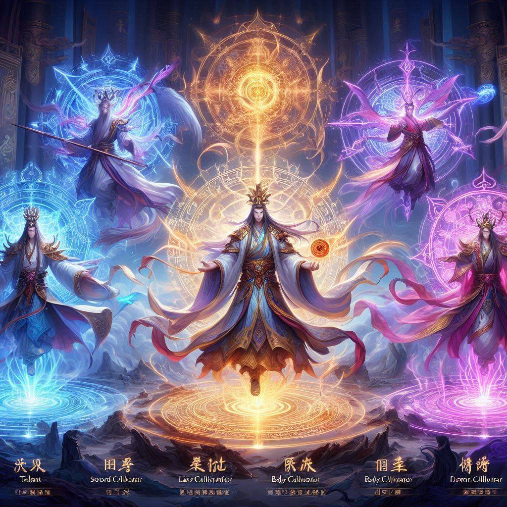 凡人修仙传M天赋四大流派路线概念图：剑修法修体修魔修加点方向