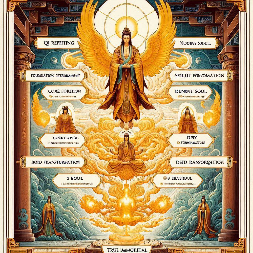 凡人修仙傳境界層級資訊圖