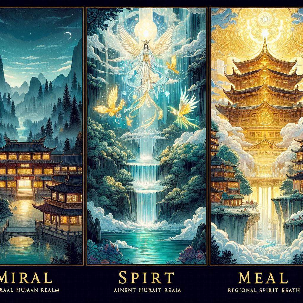 凡人修仙傳三界世界觀比較概念圖 - 靈界仙界篇