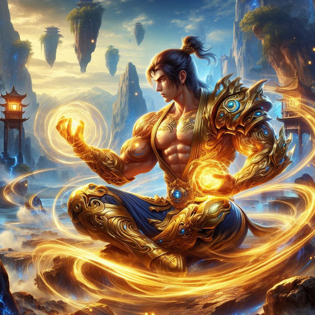 凡人修仙传M职业战斗意象：金灵根强化下的技能效果展示