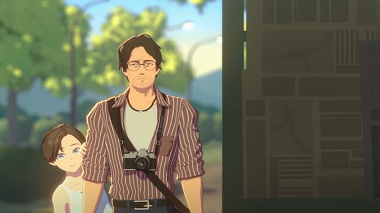 《OPUS：心相吾山》遊戲場景截圖，玩家在亡土茂密山林中探索