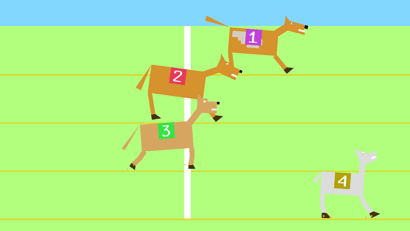 Horsey Game 遊戲頁面背景紋理，色彩豐富