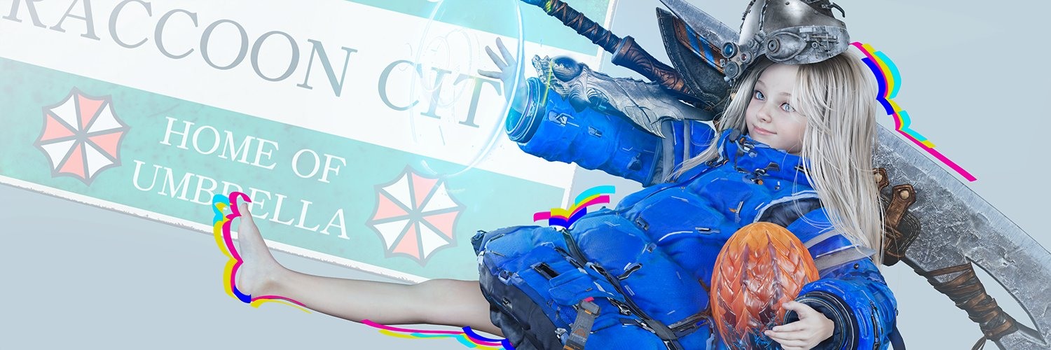 黛安娜首次「駭入」惡靈古堡帳號貼文截圖