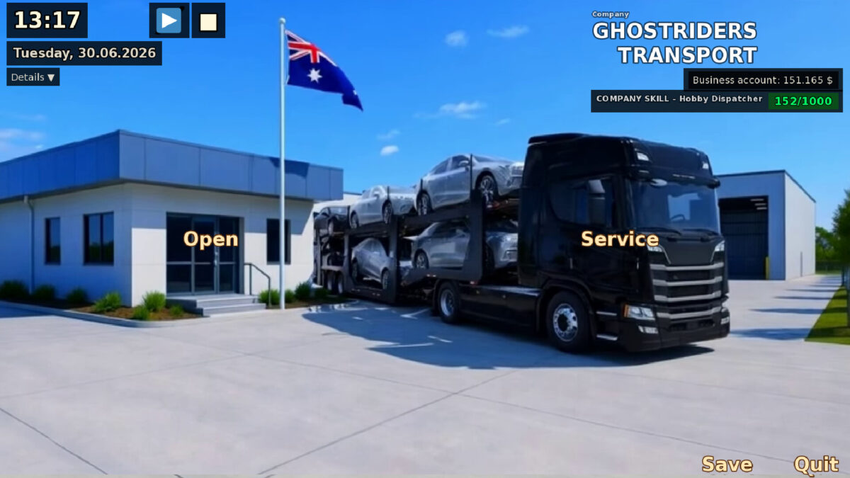 Truck Manager Australia 遊戲場景截圖