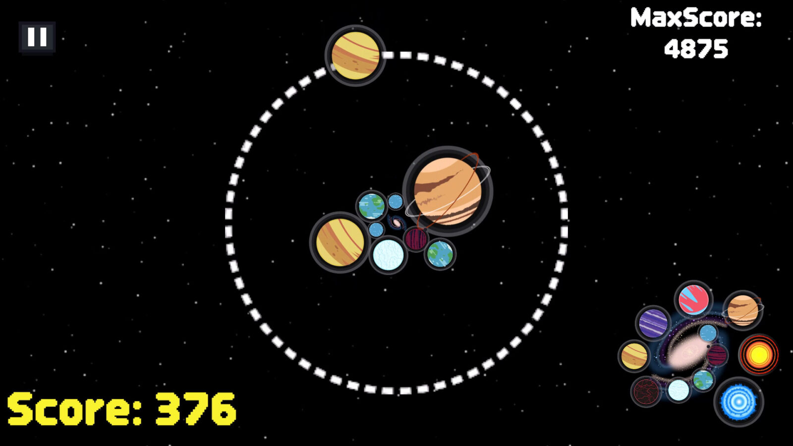 SuperNova 遊戲畫面截圖 - 多樣化的行星樣貌