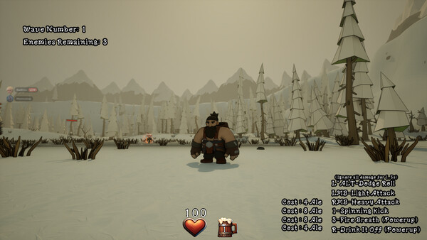 Alebound 遊戲截圖：遊戲背景與美術風格展示