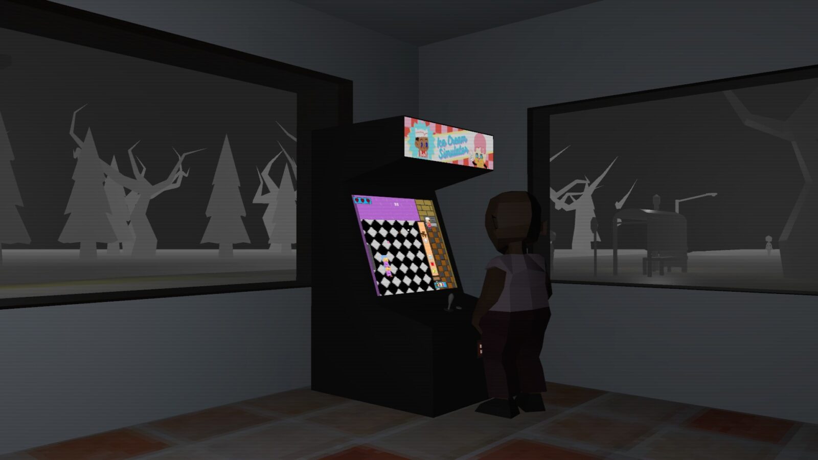 Coney's 遊戲截圖,可能是店舖的外部或特定場景