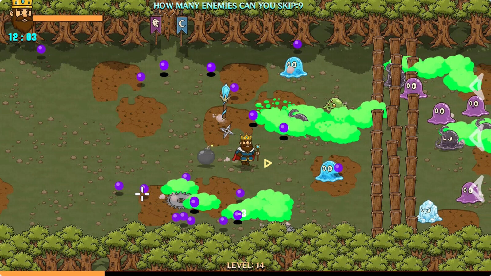 Rushfall 遊戲實際戰鬥畫面 - 華麗的戰鬥特效