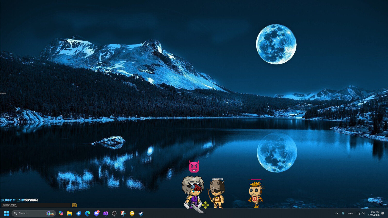Desktop Warriors PvE與裝備介面截圖