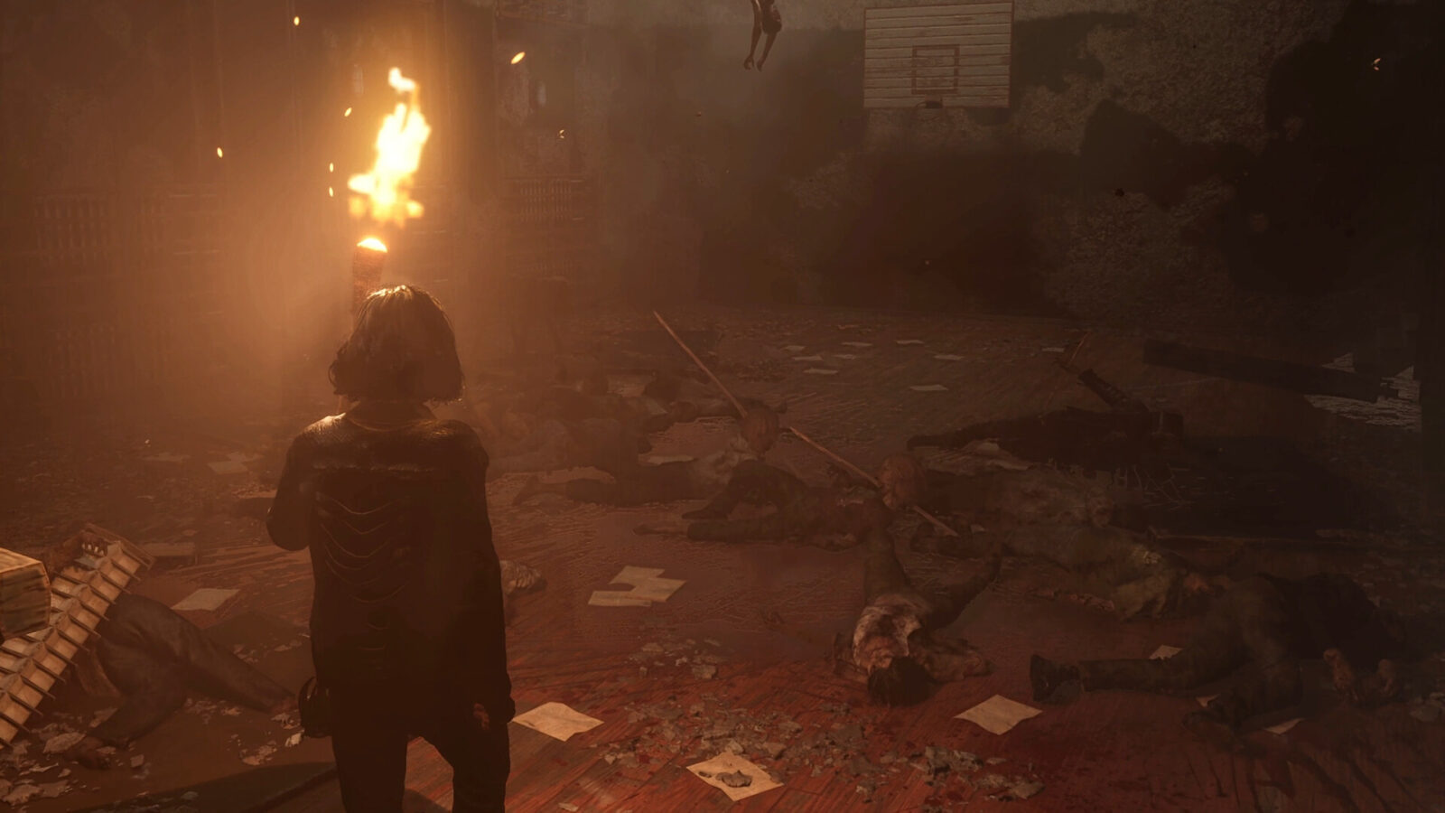 OneTry 遊戲截圖，角色在一個看似實驗室或醫療設施的環境中探索