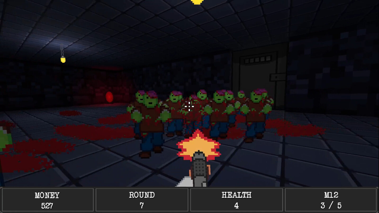 RE-VIVED 角色持有霰彈槍的遊戲畫面