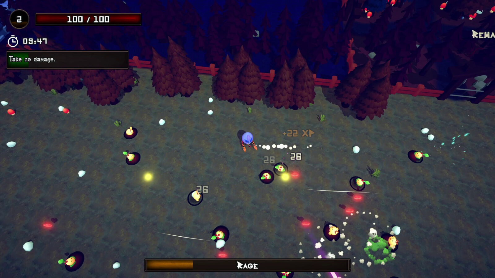 《Behold the Horde》遊戲截圖,展示最終混戰的壯觀場面與視覺效果