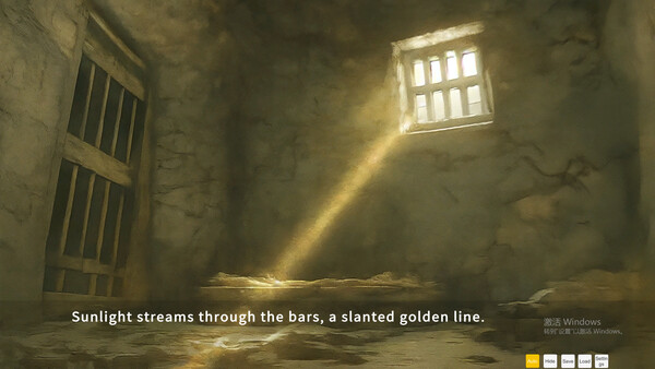 《焚鸾：誤紅妝》遊戲內文字冒險畫面截圖