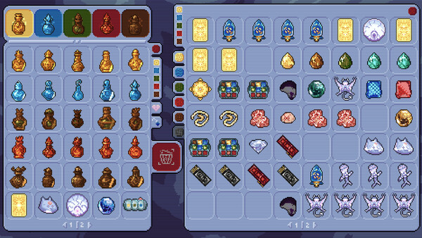 The End Protocol 遊戲角色與道具介面截圖