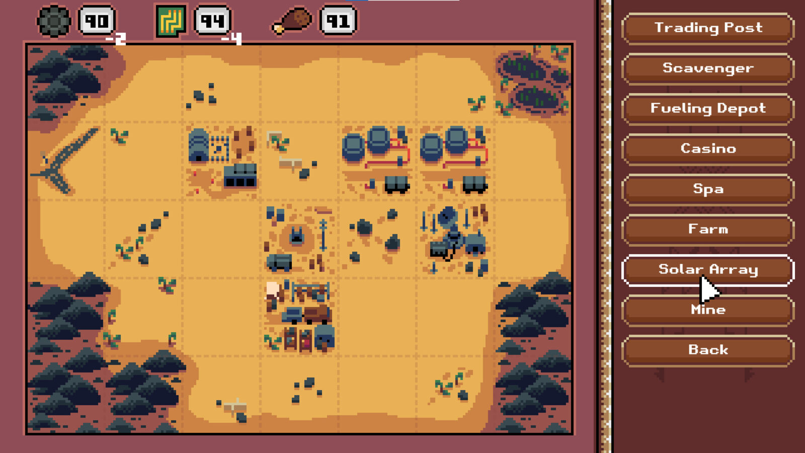 Obliterator-X 科技樹與技能升級詳細畫面